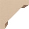 Ekena Millwork 5"W x 5"D x 5"H Wide Burlington Rough Cedar Woodgrain TimberThane Corbel, Primed Tan CORUR05X05X05BURRCPR - alternate 3